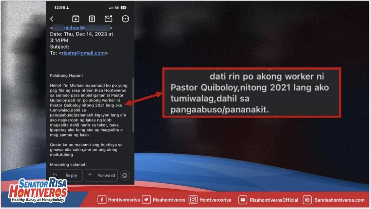 Photo courtesy: Risa Hontiveros/FB