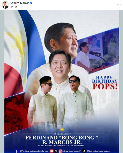 Photo courtesy: Sandro Marcos (FB)