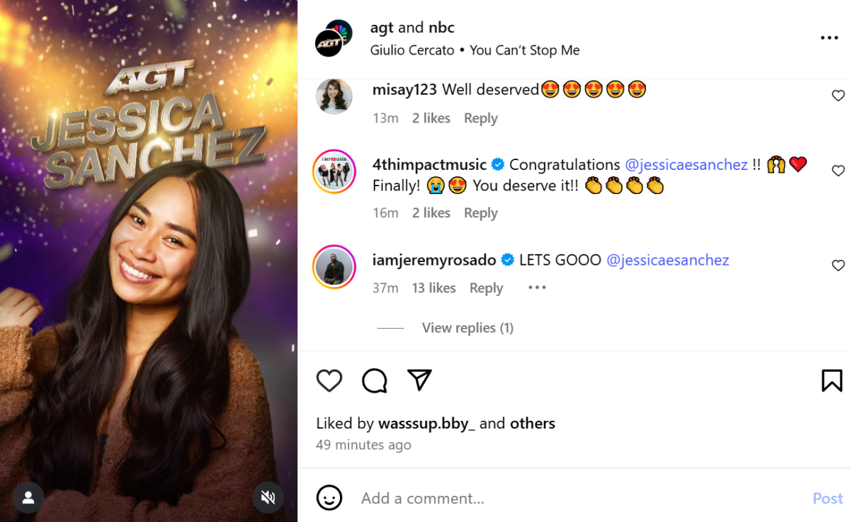 Photo courtesy: AGT (IG)