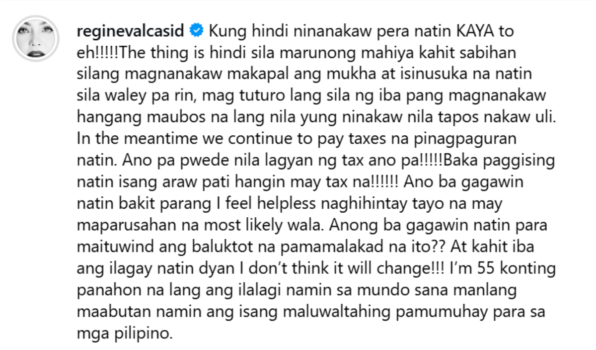 Photo courtesy: reginevalcasid (IG)