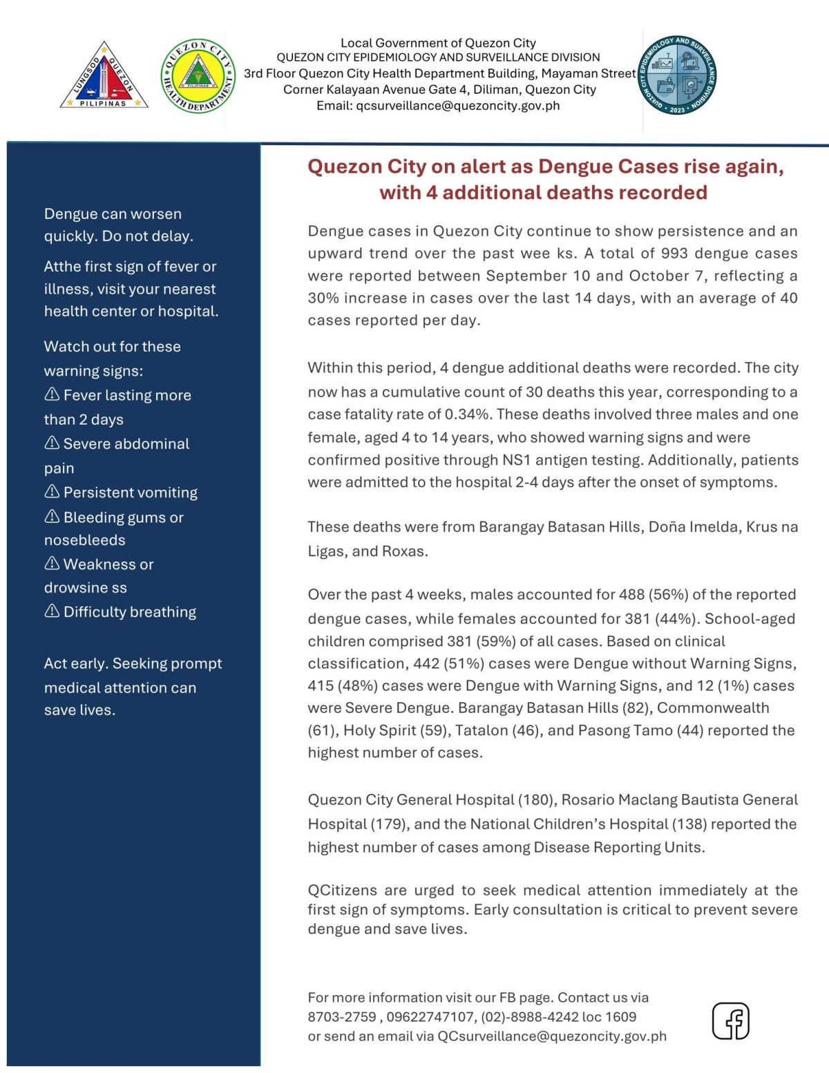 Photo courtesy: QCESD (FB)