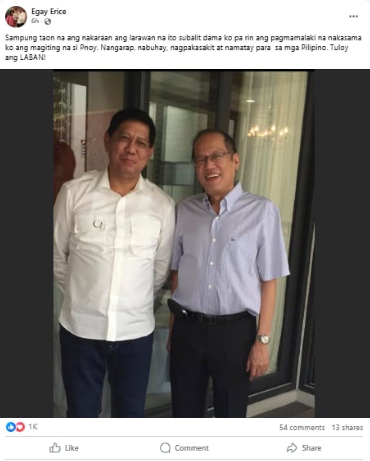 Photo courtesy: Egay Erice/FB