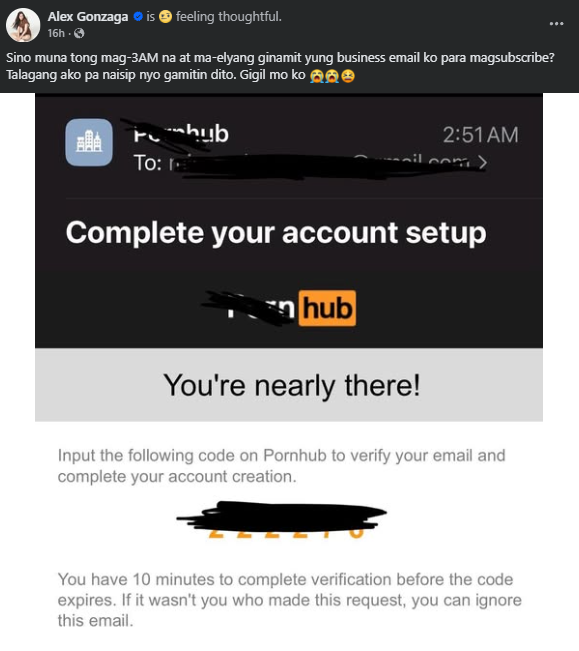 Photo courtesy: Alex Gonzaga (FB)