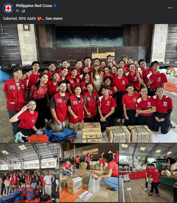 Photo courtesy: Philippine Red Cross (FB)