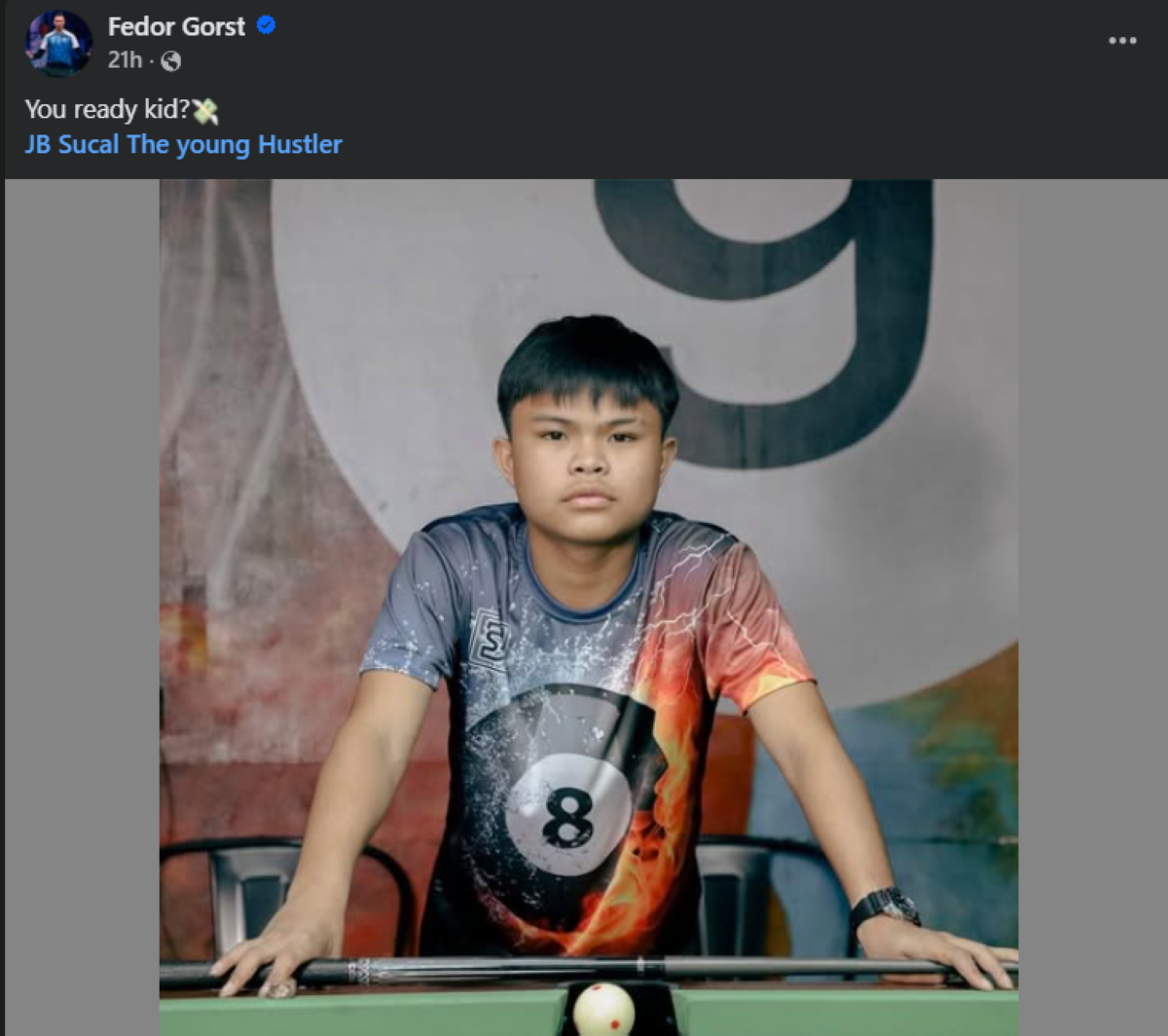 Photo courtesy: Fedor Gorst (FB)