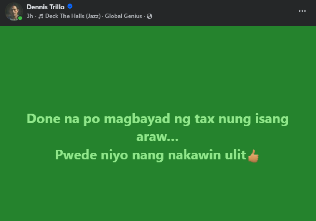 Photo courtesy: Dennis Trillo (FB) 