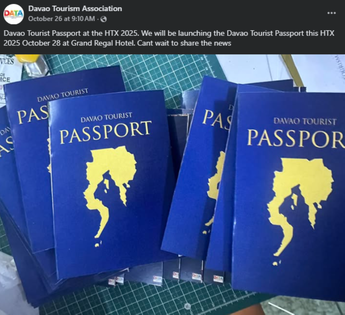 Photo courtesy: Davao Tourism Association (FB)