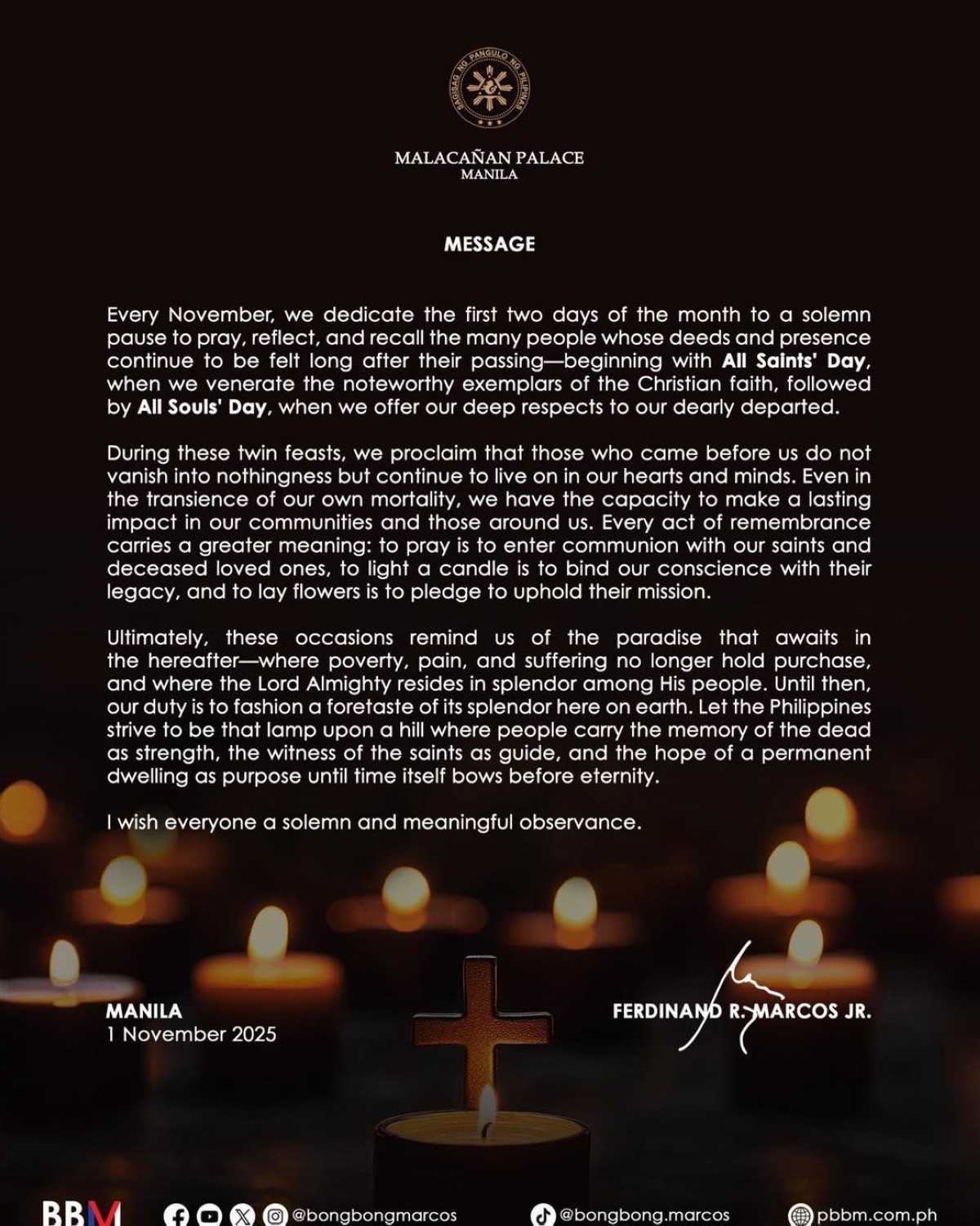 Photo courtesy: Bongbong Marcos (FB)