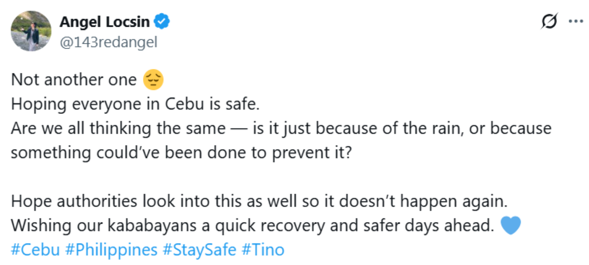 Photo courtesy: Angel Locsin (X)