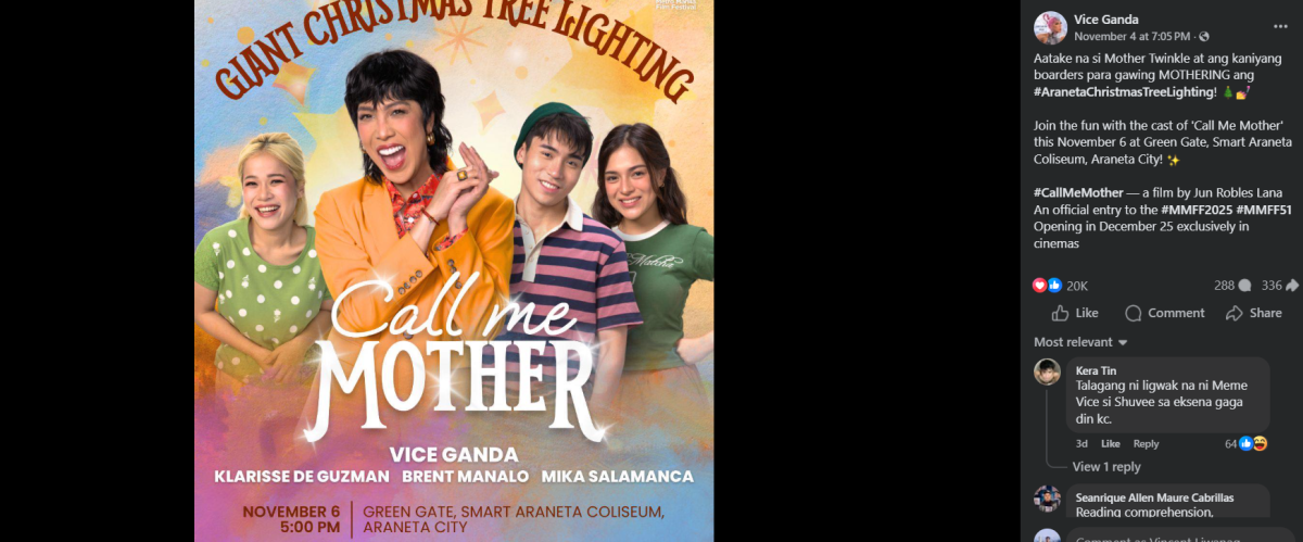 Photo courtesy: Vice Ganda (FB)