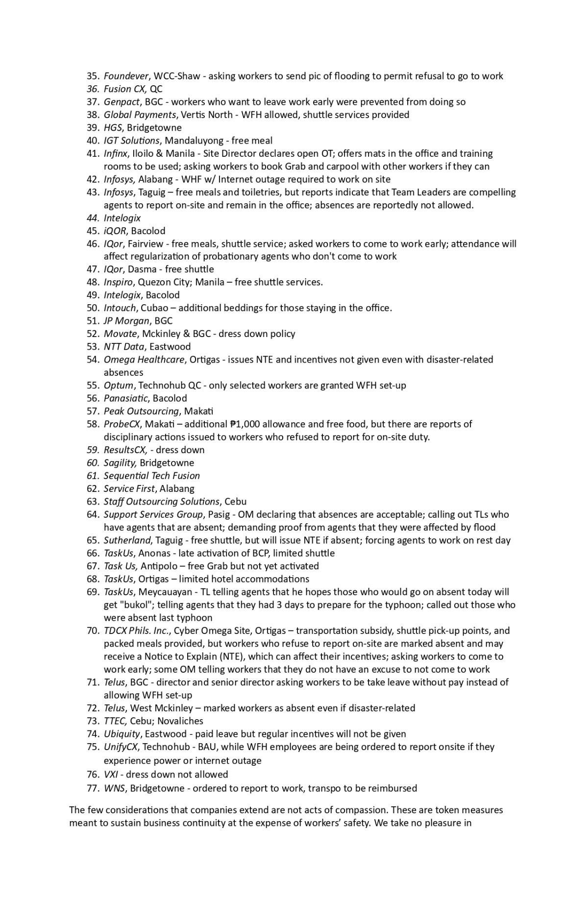 Photo courtesy: BIEN Pilipinas (FB)