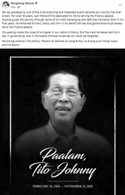 Photo courtesy: Bongbong Marcos (FB)