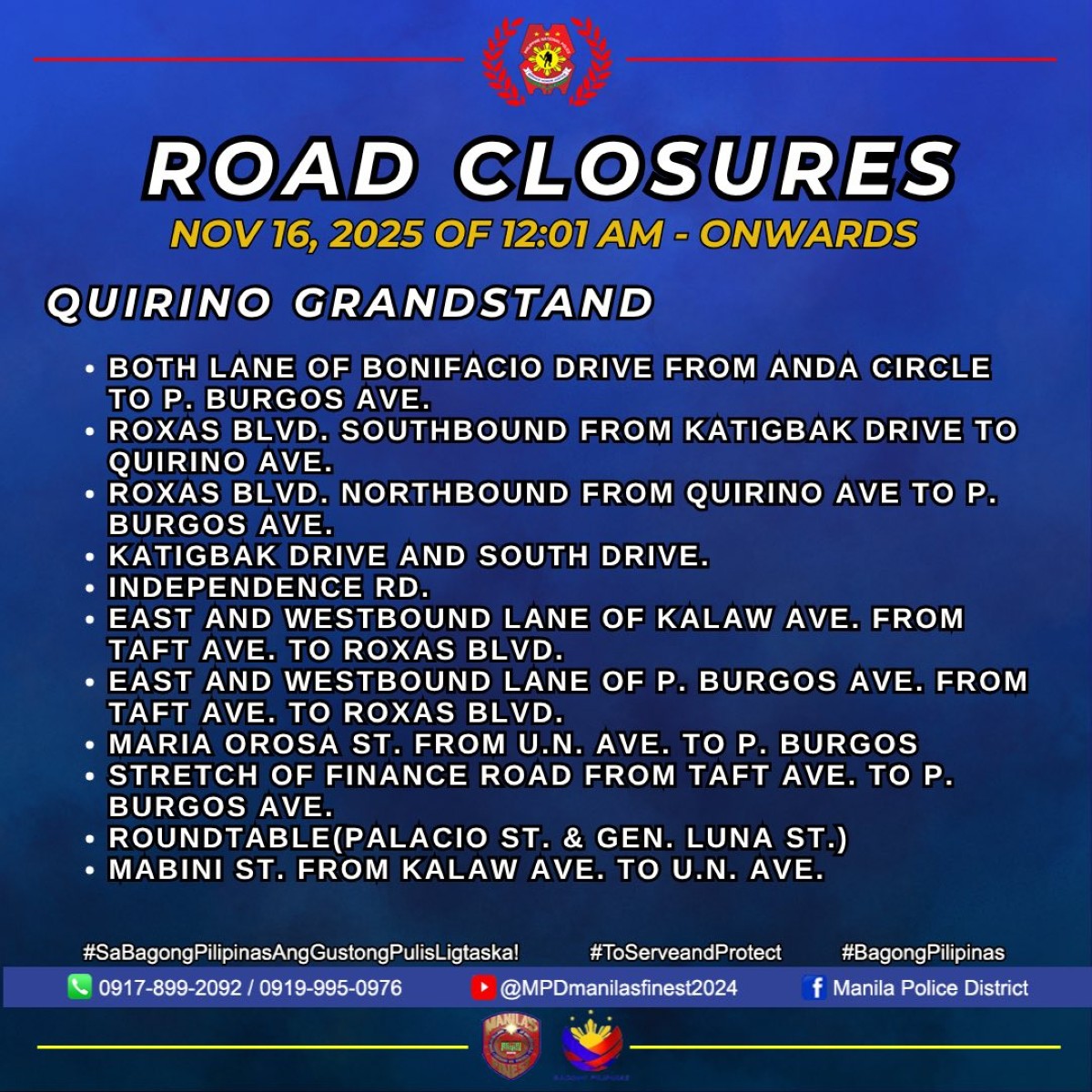 Photo courtesy: Manila Police District (FB)