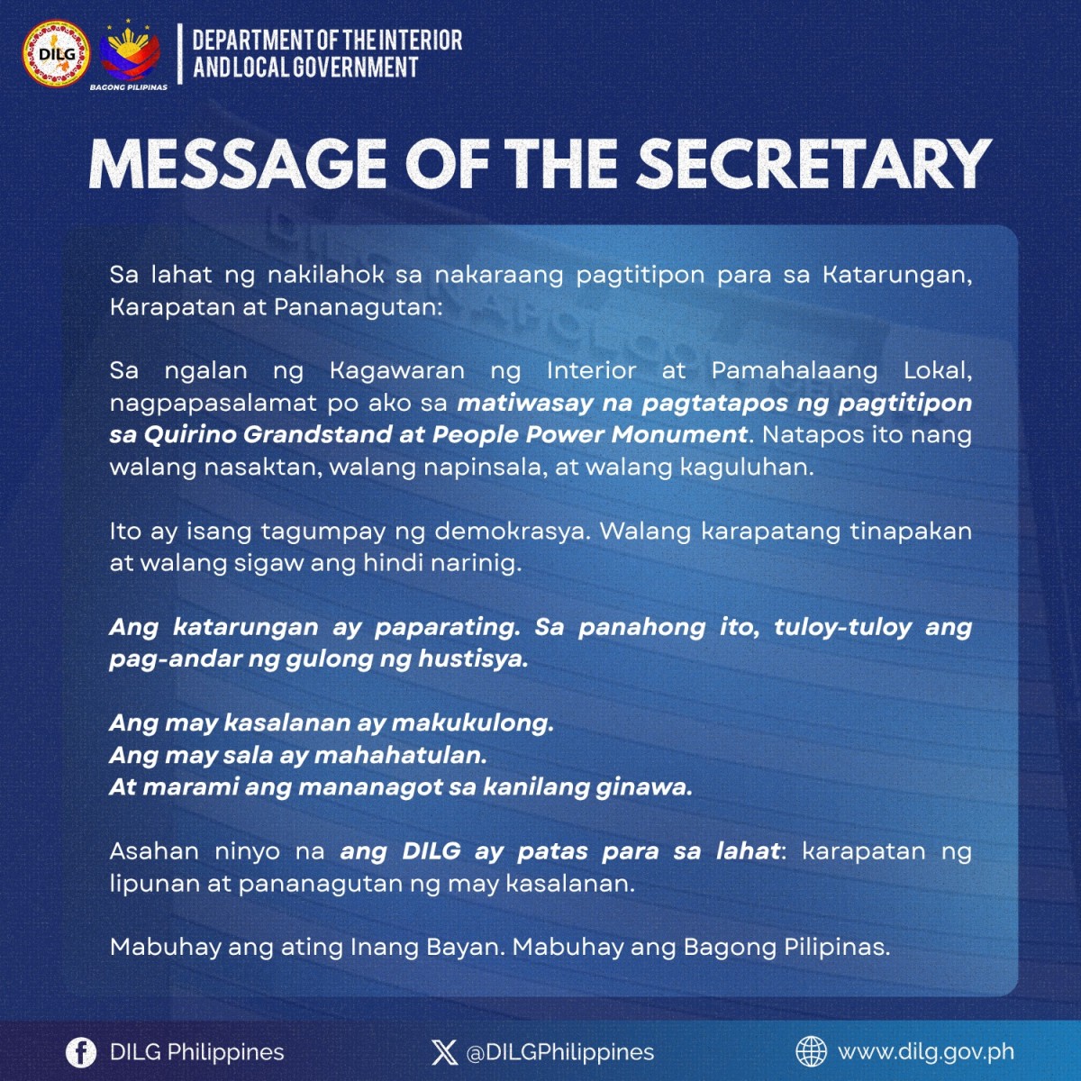 Photo courtesy: DILG (FB)