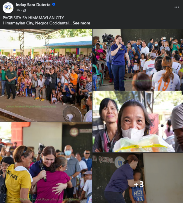 Photo courtesy: Inday Sara Duterte (FB)