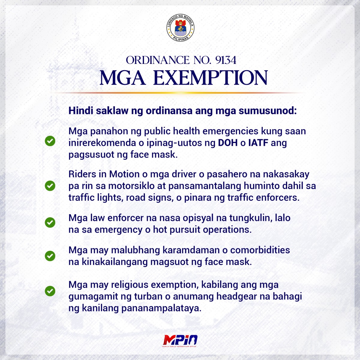 Photo courtesy: Manila PIO (FB)