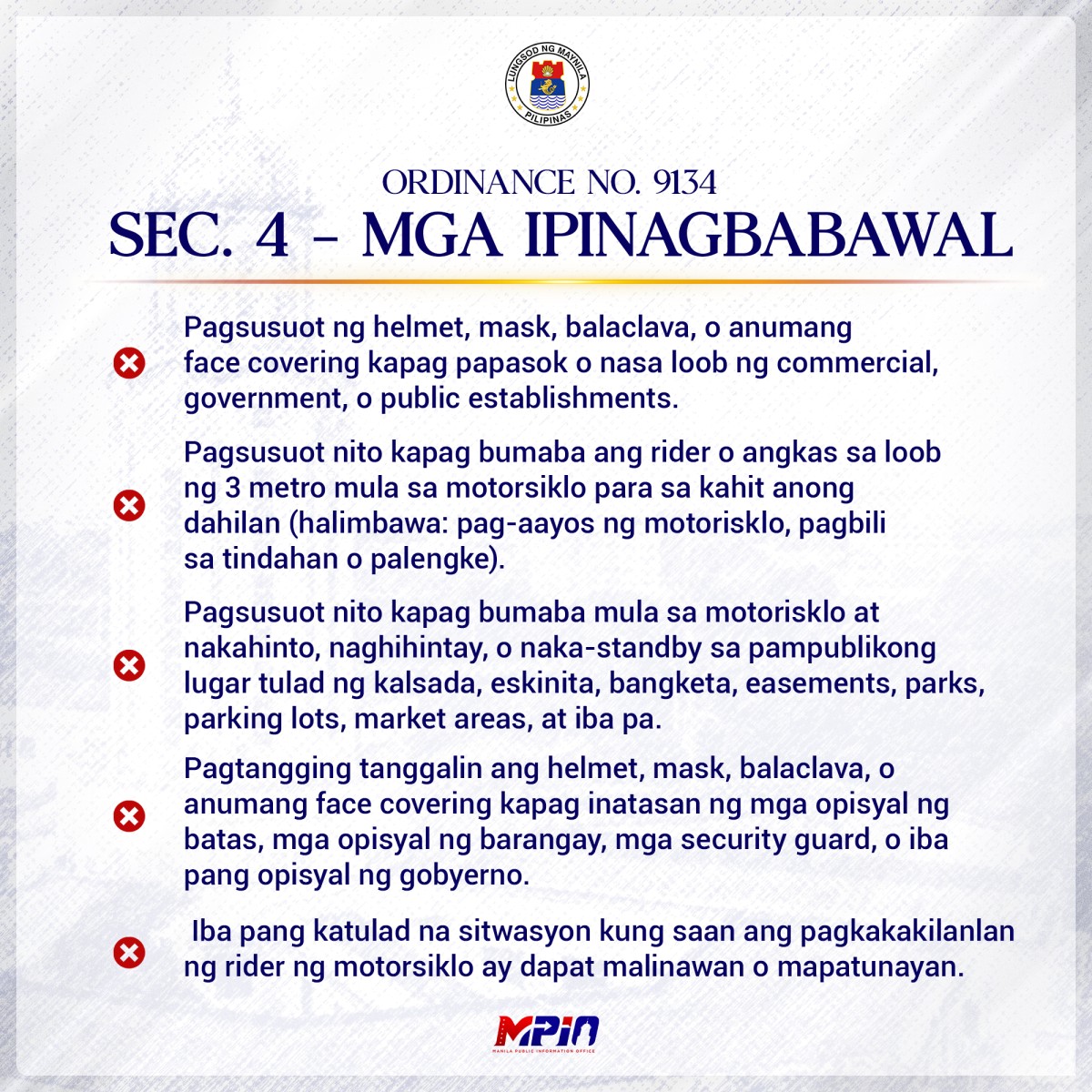 Photo courtesy: Manila PIO (FB)