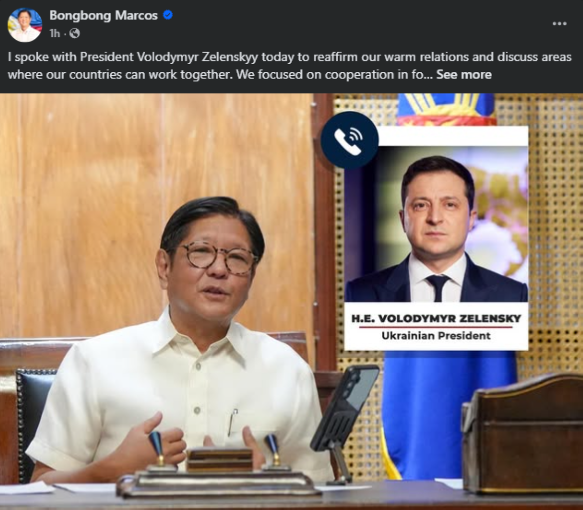 Photo courtesy: Bongbong Marcos (FB)