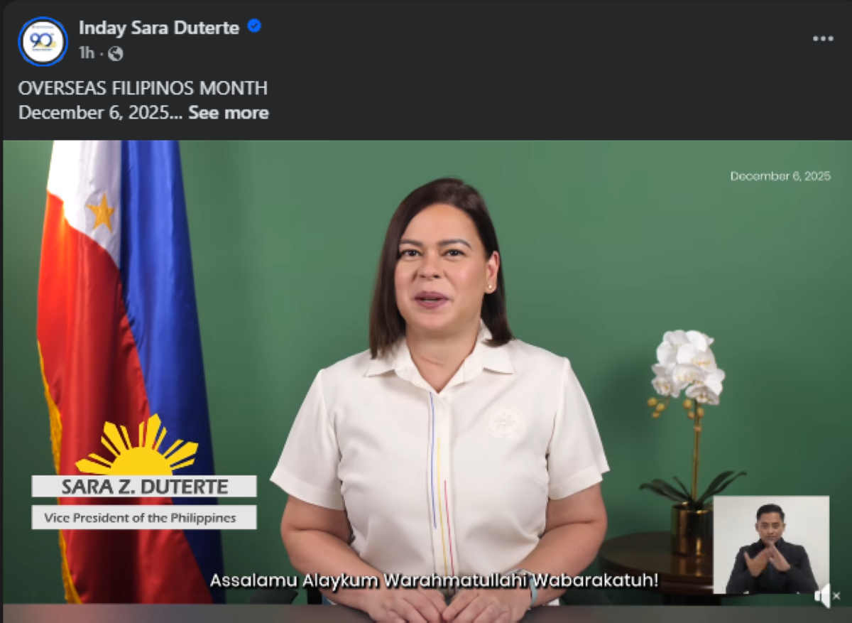 Photo courtesy: Inday Sara Duterte (FB)