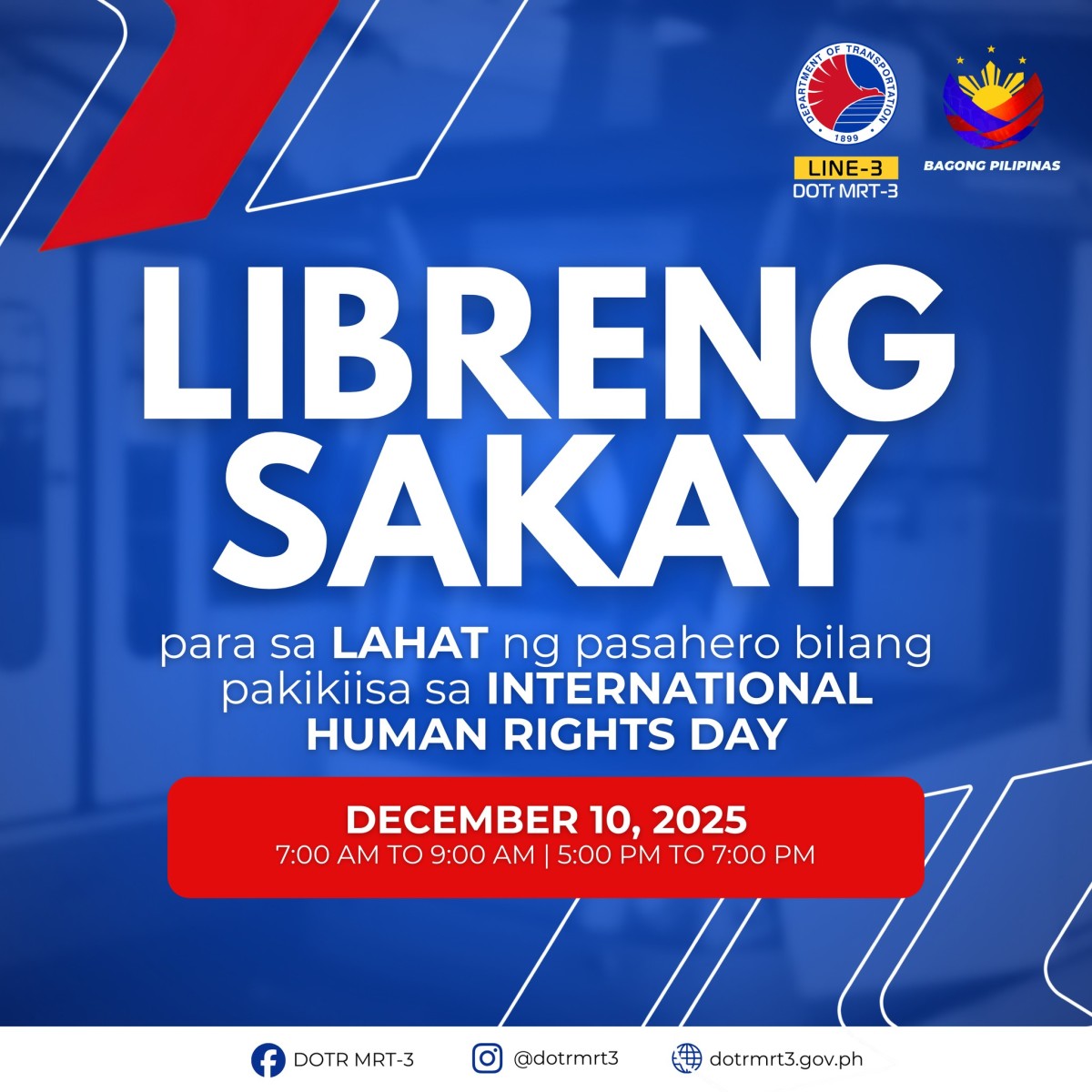 Photo courtesy: DOTr MRT-3