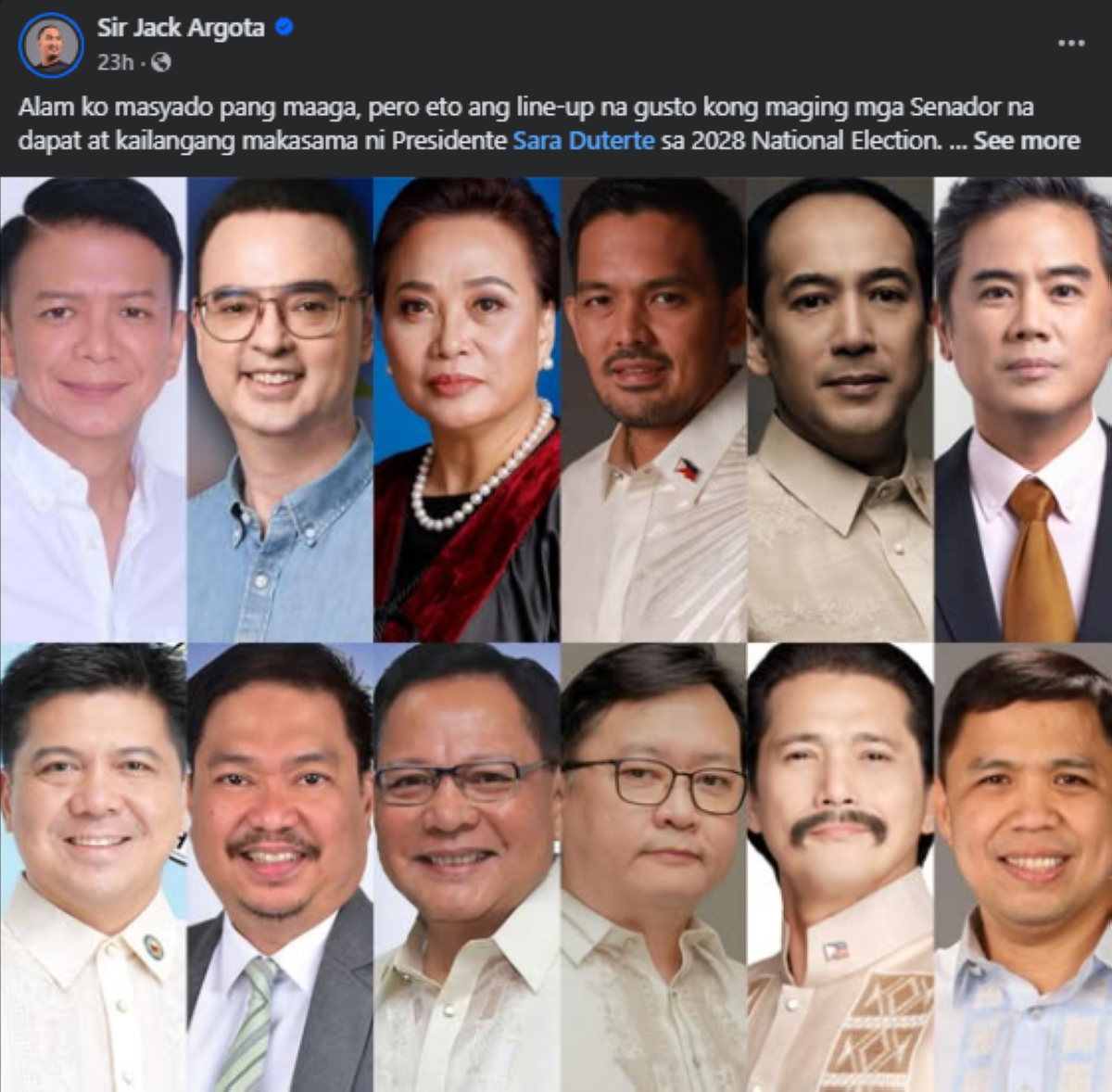 Photo courtesy: Sir Jack Argota (FB)