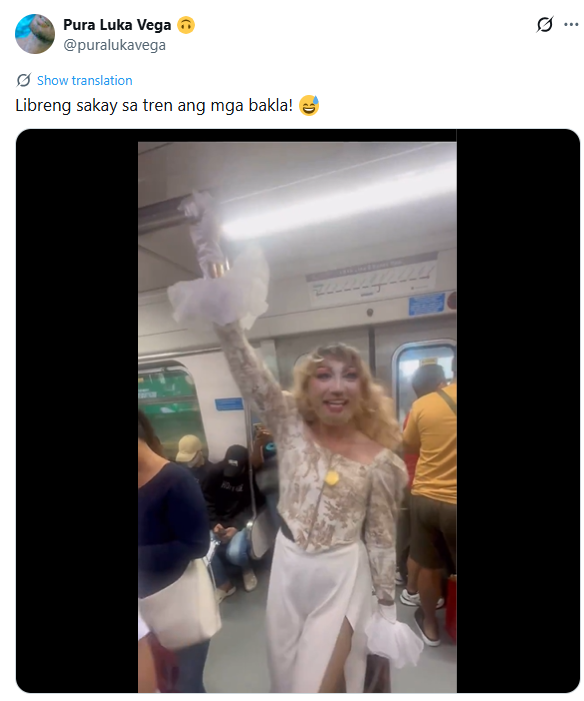 Photo courtesy: Pura Luka Vega (X)