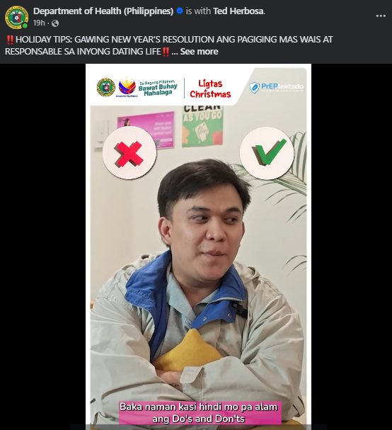 Photo courtesy: DOH (FB)