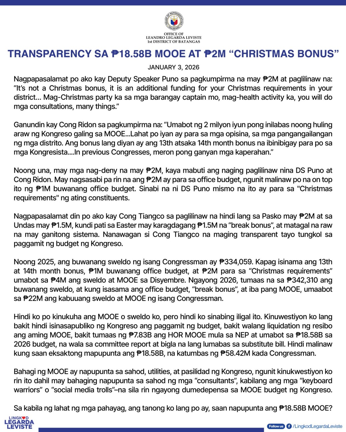 Photo courtesy: Leandro Leviste (FB)