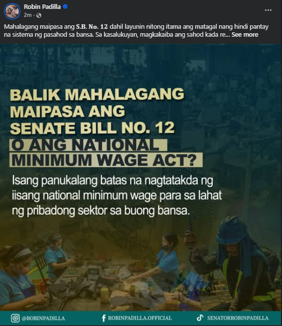 Photo courtesy: Robin Padilla (FB)