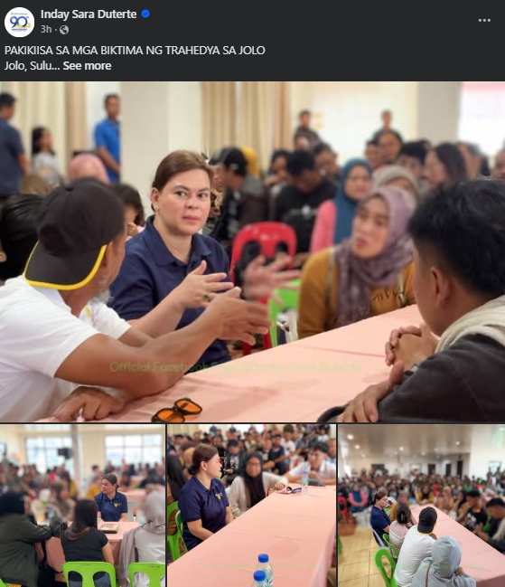 Photo courtesy: VP Sara Duterte (FB)