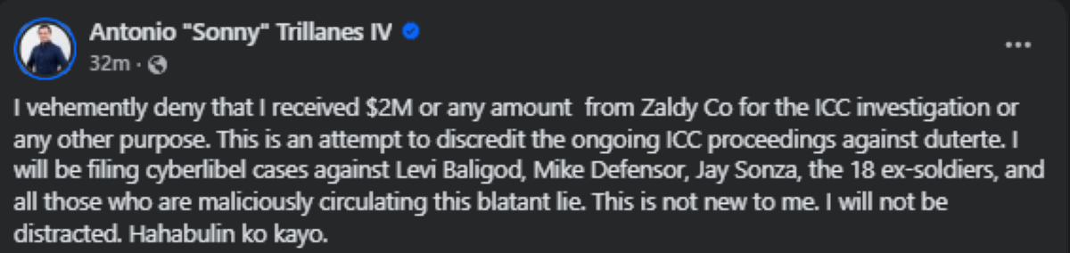 Photo courtesy: Antonio Trillanes (FB)