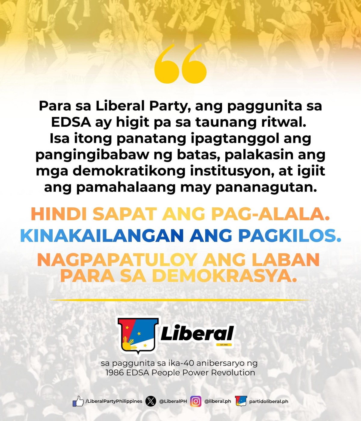 Photo courtesy: Liberal Party (FB)