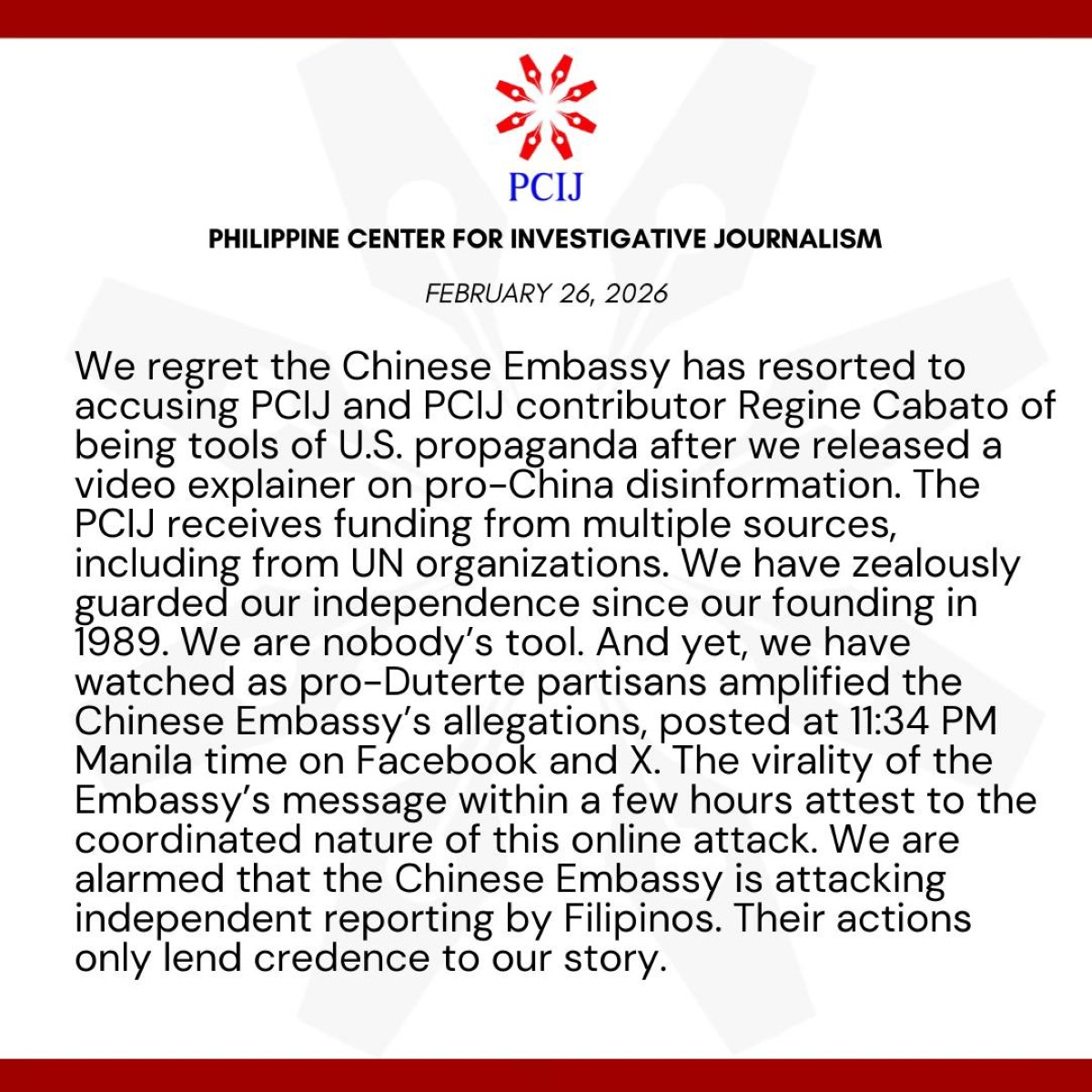 Photo courtesy: PCIJ (FB) 