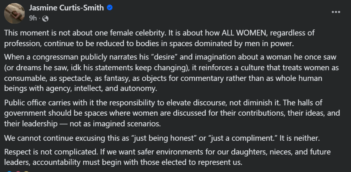 Photo courtesy: Jasmine Curtis-Smith (FB)