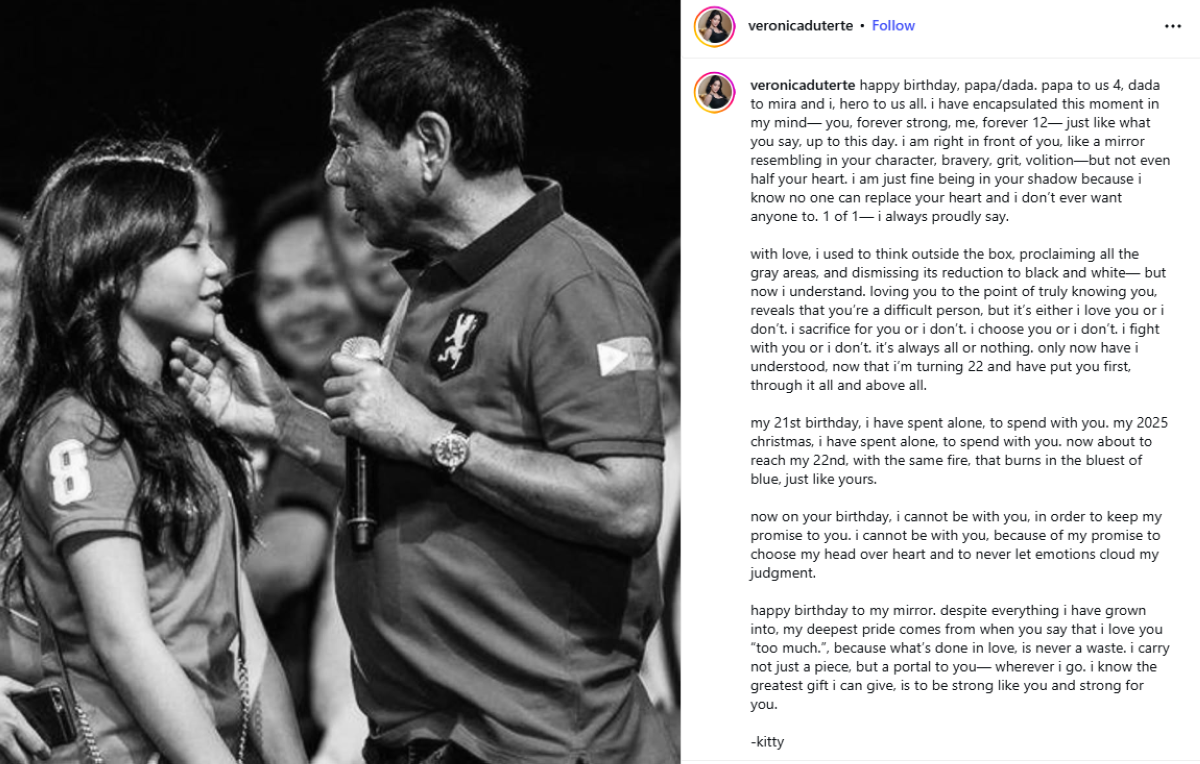 Photo courtesy: Kitty Duterte (IG)
