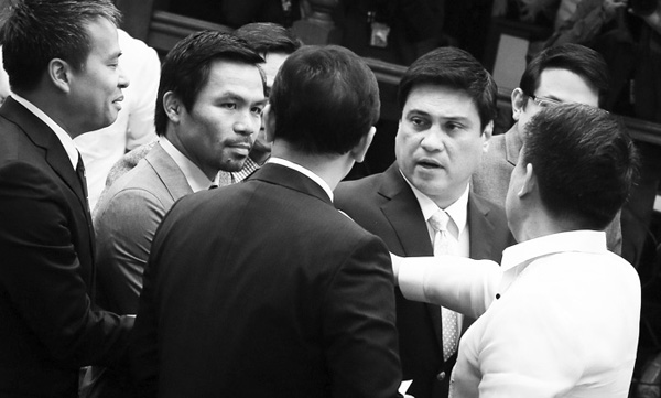 Zubiri napikon kay Trillanes