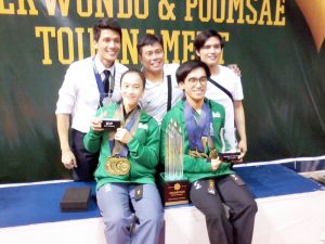 UAAP WINNER! Muling nabawi ng De La Salle, sa pangunguna nina MVP Rinna Babanto at Rookie of the Year winner Patrick Perez, ang kampeonato sa poomsae event ng UAAP Season 81.