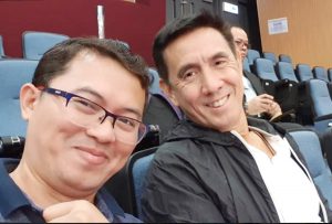 Angelo Constantino at kapwa ace bowler Paeng Nepomuceno (mula sa FB ni Constantino)