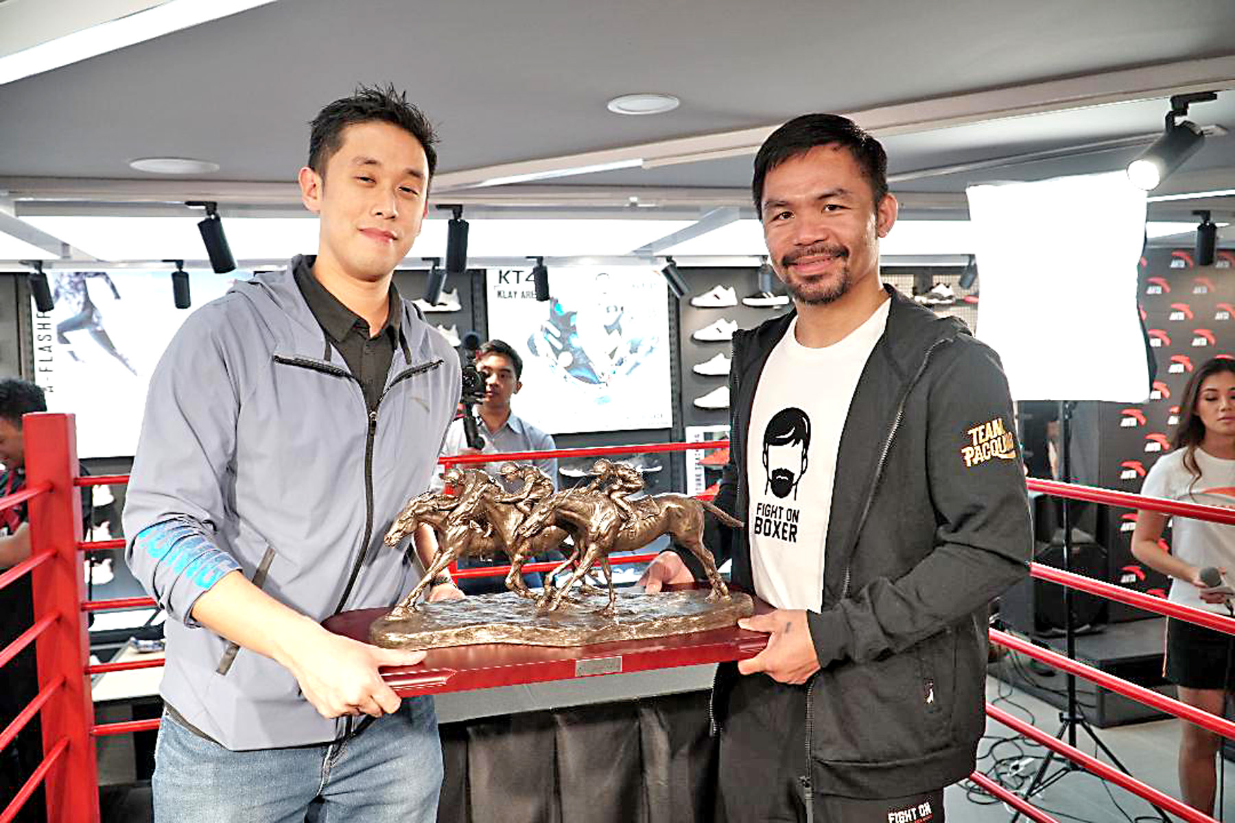 Pacman, nakiisa sa ANTA opening sa Megamall