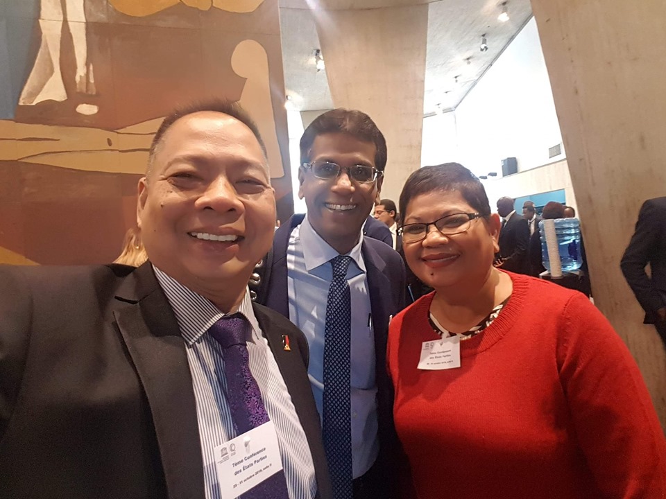 PHI-NADO Chief Dr. Pineda, dumalo sa Int'l Convention Against Doping