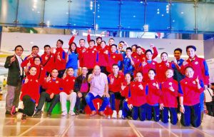 ANG Team Karate Philippines sa 30th Southeast Asian Games.