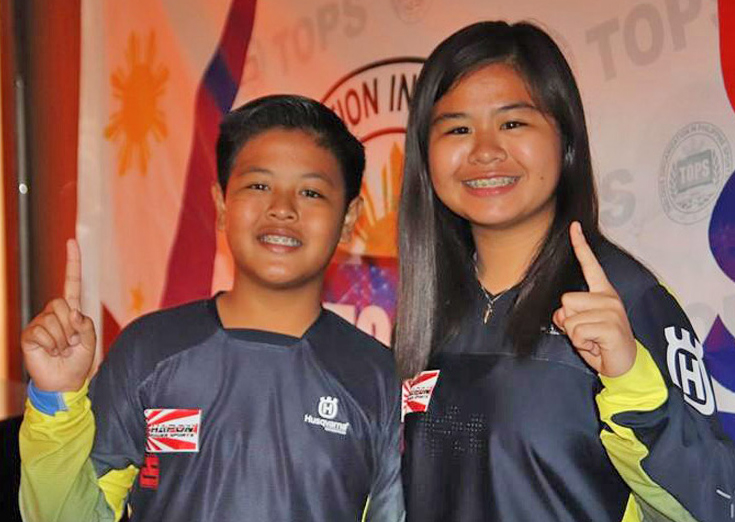 Reyes siblings, dangal ng PH motocross
