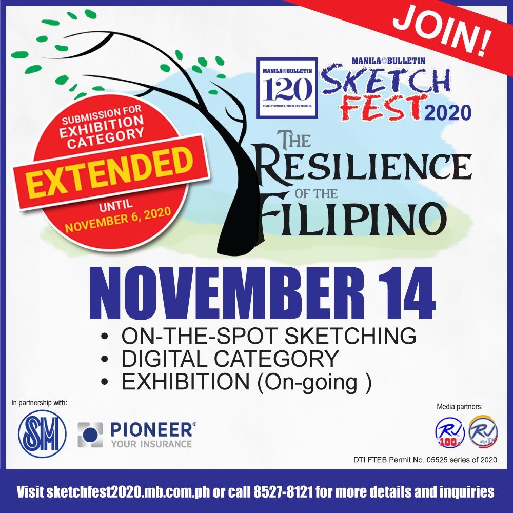 Hanggang Nob.6 ang 'deadline' sa #MBSketchfest2020
