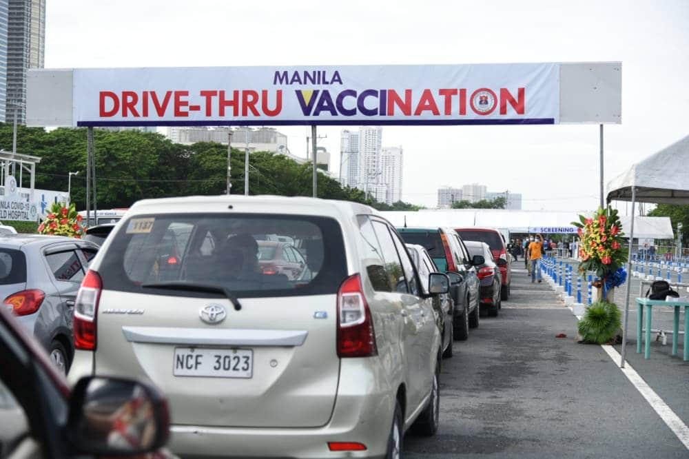 Drive-thru vax site sa Maynila, bubuksan ulit sa Agosto 16