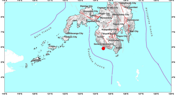 Sarangani, niyanig ng magnitude 4.9 na lindol