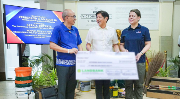 PBBM, nag-donate ng ₱1M sa Victorino Mapa HS para sa Brigada Eskwela 2023